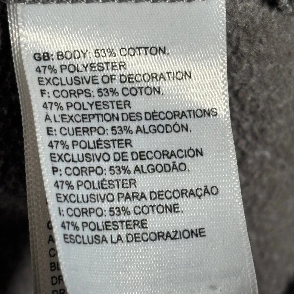 The North Face‎ Bear Graphic Hoodie Mens S Taupe Grey Pullover Sweatshirt A532A